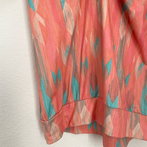 PrAna • Andie Abstract Print Thin Racerback Strap Activewear Tank Top - Picture 12 of 14